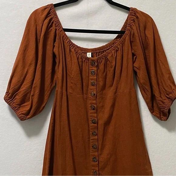 Spell & the Gypsy Rani Mini Dress  Linen - Picture 4 of 10